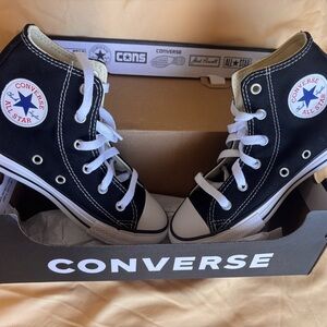 Converse Kids Black and White High-Top Sneakers